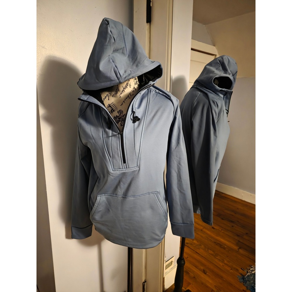 UNRL Crossover Half-Zip Hoodie Storm Blue XS New With Tags